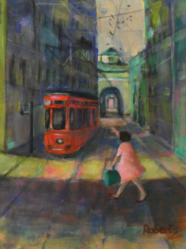 Print of Expressionism Transportation Paintings by Rosalind Roberts