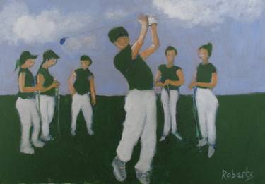 Print of Figurative Sport Paintings by Rosalind Roberts