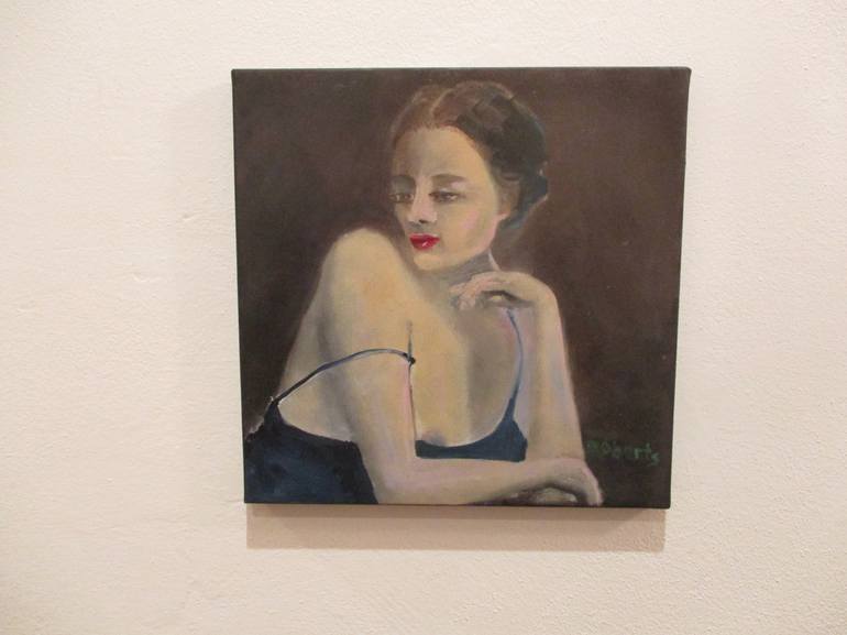 Original Figurative Portrait Painting by Rosalind Roberts