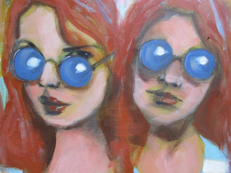 Original Figurative Women Painting by Rosalind Roberts