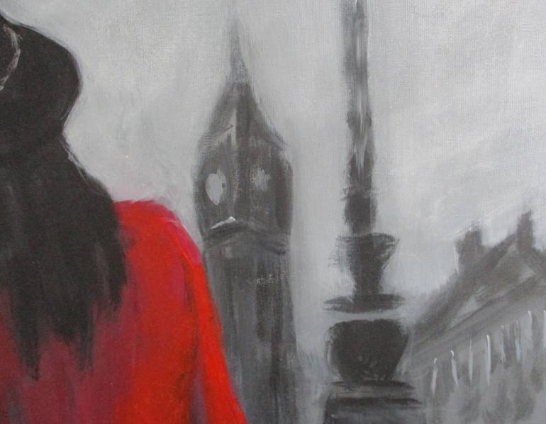 Original Figurative Cities Painting by Rosalind Roberts