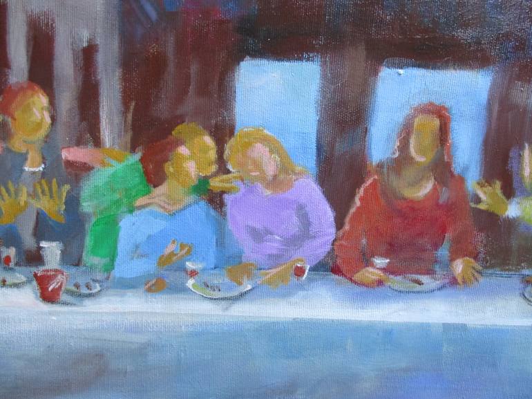 Original Figurative People Painting by Rosalind Roberts