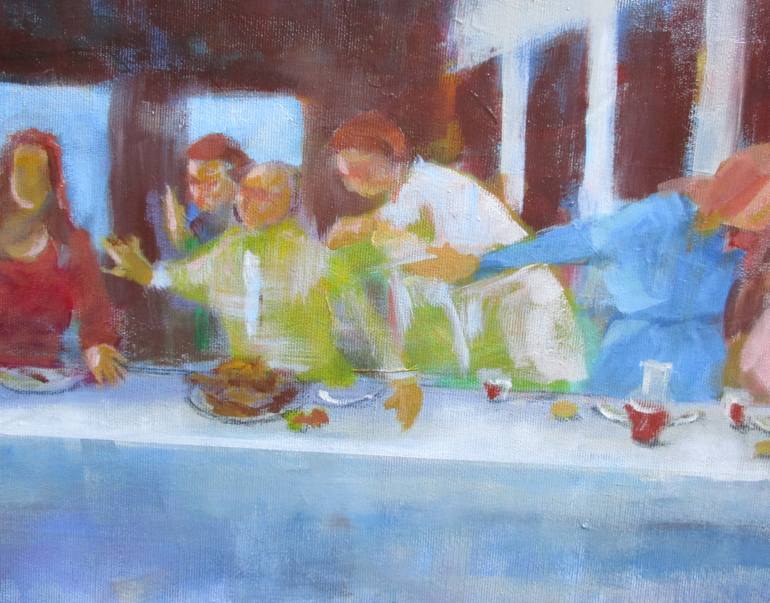 Original Figurative People Painting by Rosalind Roberts