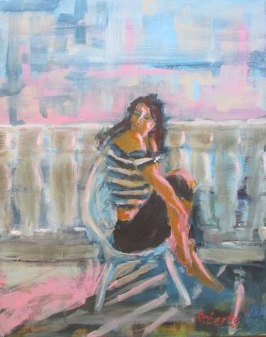 Original Figurative Women Paintings by Rosalind Roberts