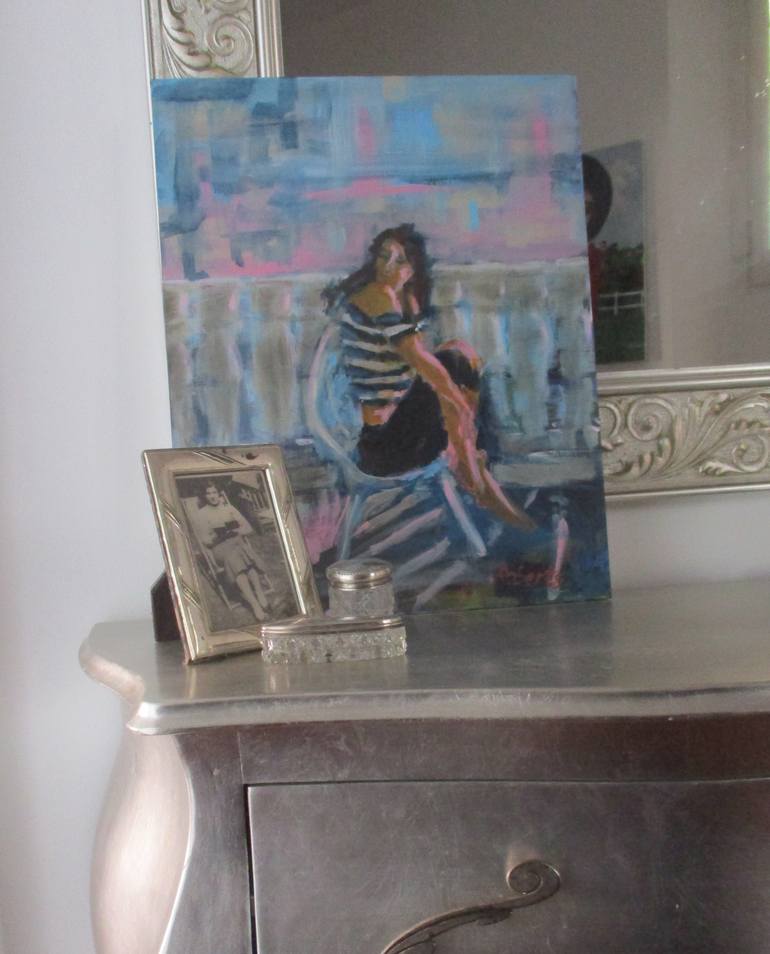 Original Figurative Women Painting by Rosalind Roberts