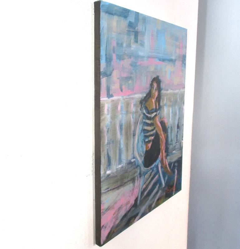 Original Figurative Women Painting by Rosalind Roberts