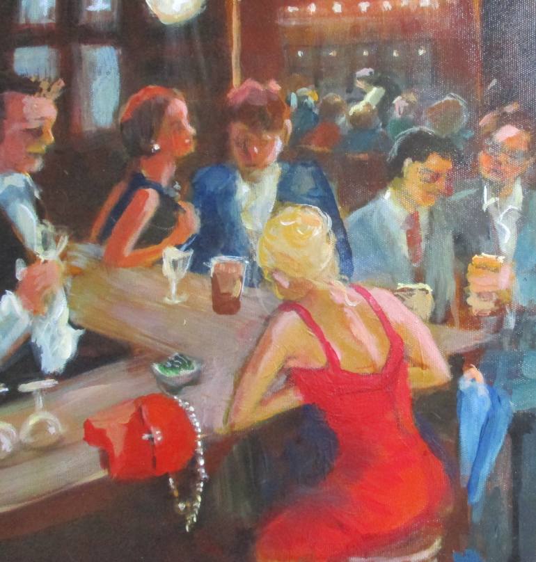 Original Figurative People Painting by Rosalind Roberts