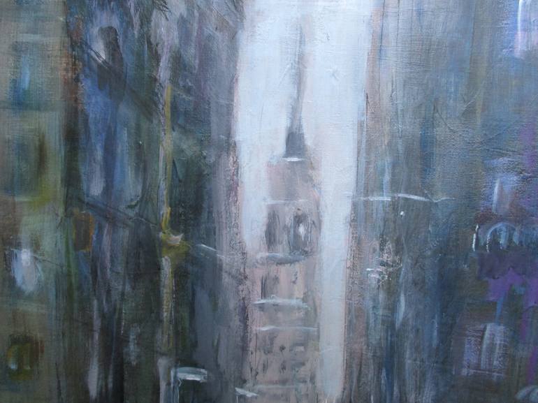 Original Figurative Architecture Painting by Rosalind Roberts