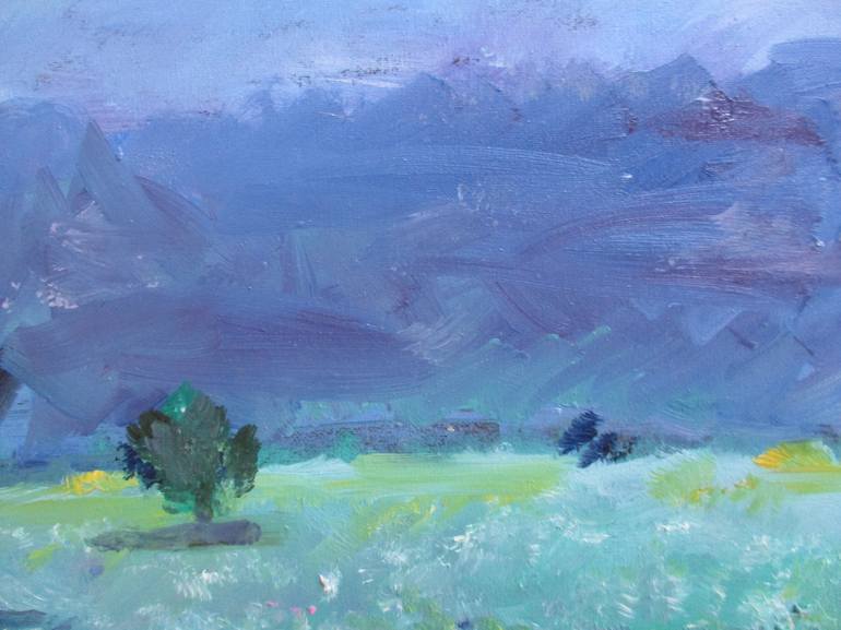 Original Figurative Landscape Painting by Rosalind Roberts