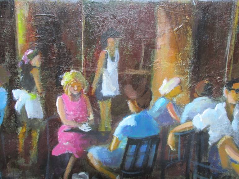 Original Figurative People Painting by Rosalind Roberts