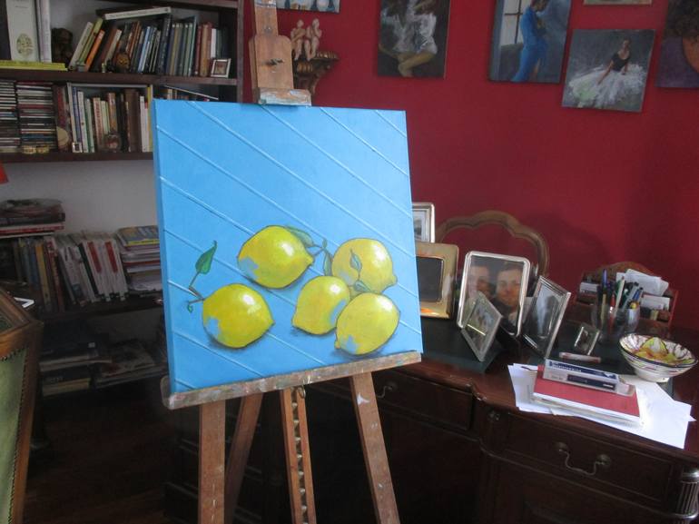 Original Expressionism Still Life Painting by Rosalind Roberts