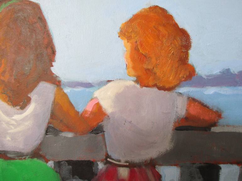 Original Figurative Women Painting by Rosalind Roberts