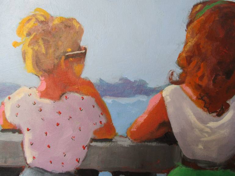 Original Figurative Women Painting by Rosalind Roberts