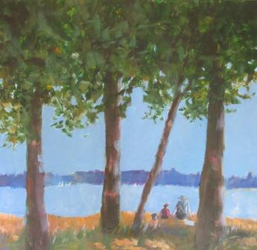 Original Figurative Landscape Paintings by Rosalind Roberts