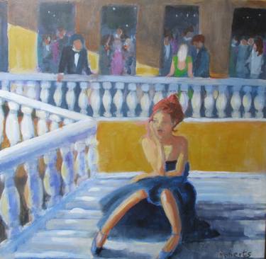 Original Figurative Women Paintings by Rosalind Roberts