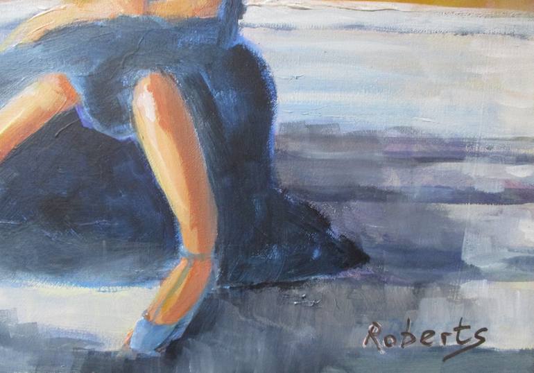 Original Figurative Women Painting by Rosalind Roberts