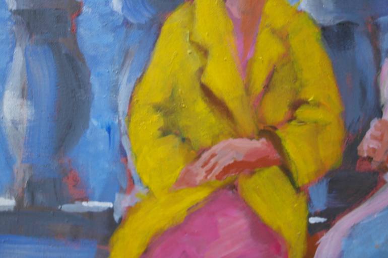 Original Figurative Women Painting by Rosalind Roberts