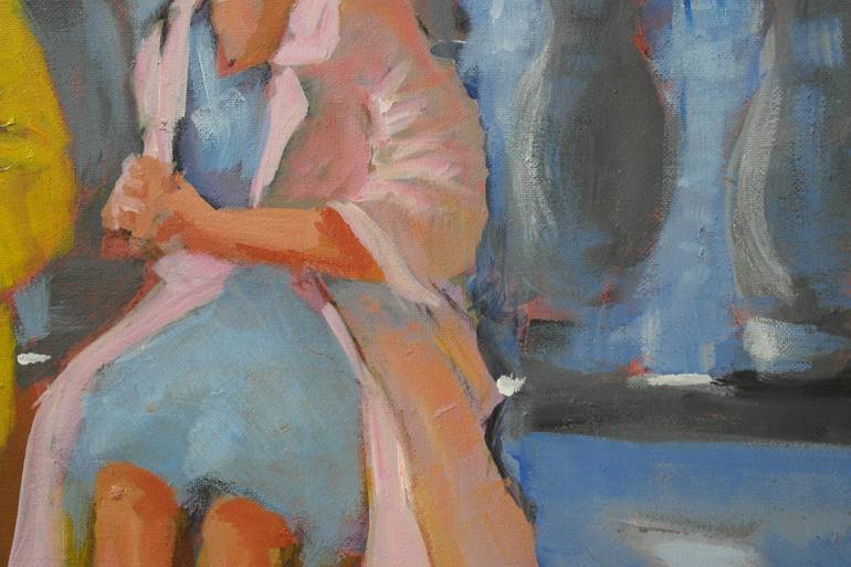 Original Figurative Women Painting by Rosalind Roberts