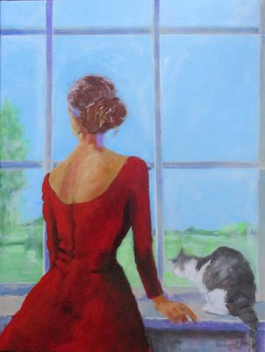 Original Figurative Women Paintings by Rosalind Roberts