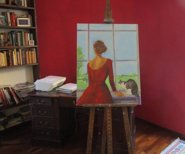 Original Women Painting by Rosalind Roberts