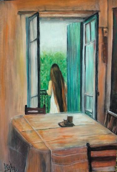 Print of Figurative Interiors Paintings by Sarah Hussein
