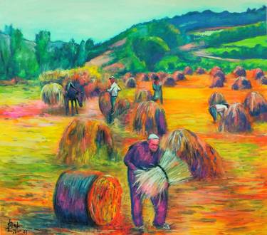 Original Expressionism Landscape Paintings by Sarah Hussein Alwassief 