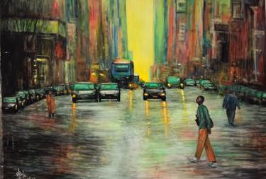Print of Cities Paintings by Sarah Hussein