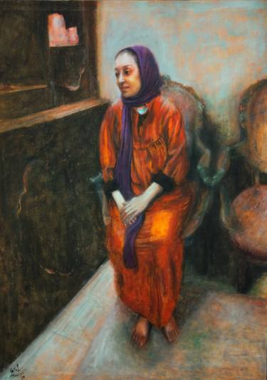 Original Expressionism People Paintings by Sarah Hussein