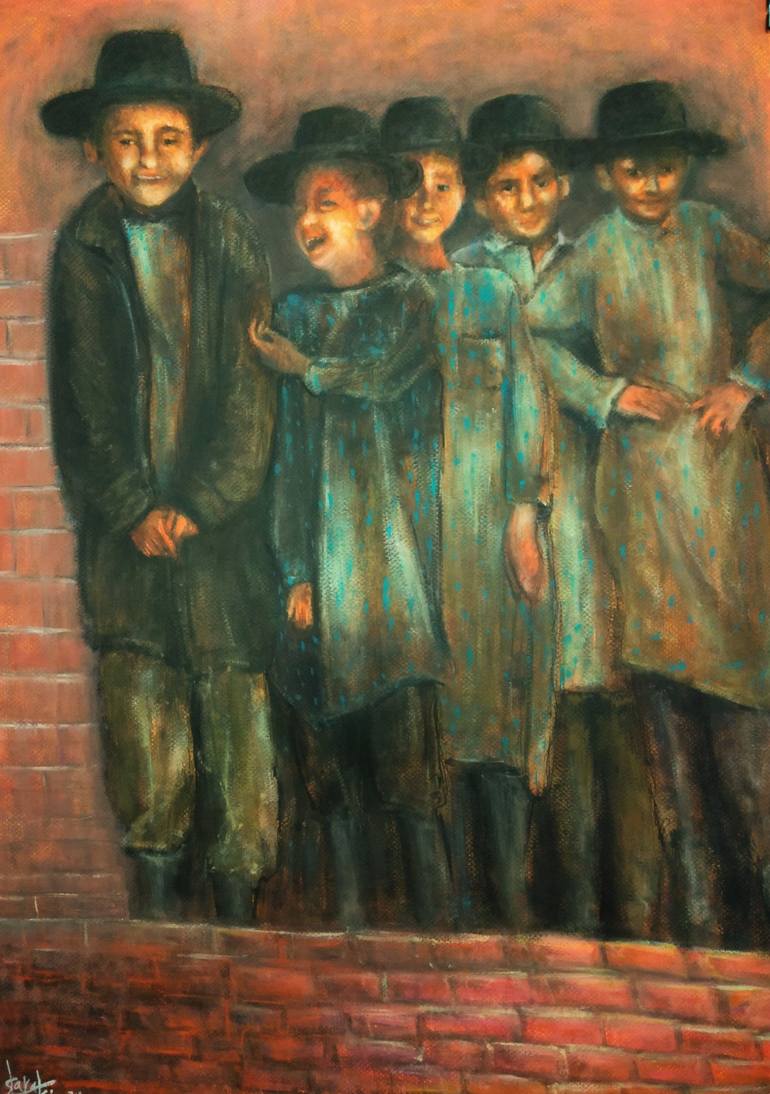 Print of Expressionism People Paintings by Sarah Hussein Alwassief 