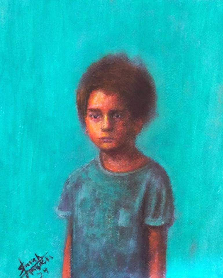 Print of Figurative People Paintings by Sarah Hussein Alwassief 
