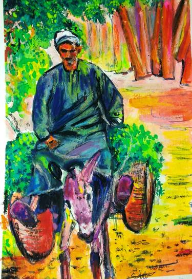 Print of Expressionism People Paintings by Sarah Hussein