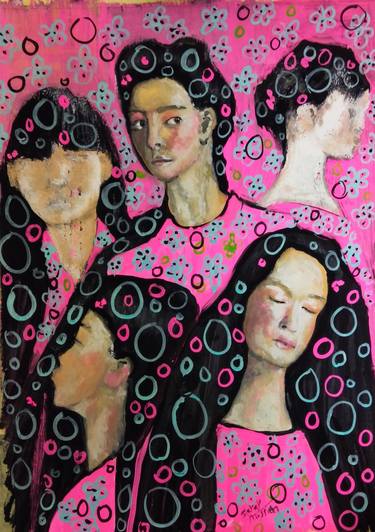 Print of Expressionism People Paintings by Sarah Hussein