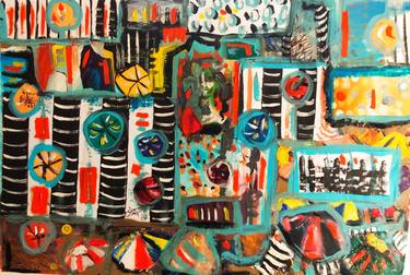 Print of Expressionism Abstract Collage by Sarah Hussein