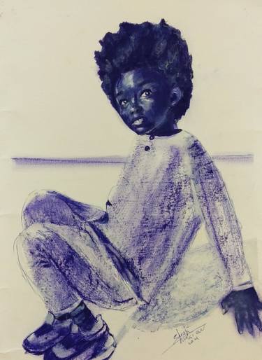 Print of Portrait Drawings by Sarah Hussein