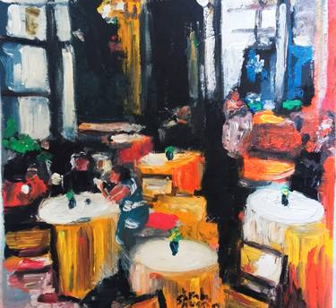 Print of Interiors Paintings by Sarah Hussein