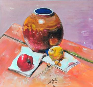 Print of Expressionism Still Life Paintings by Sarah Hussein