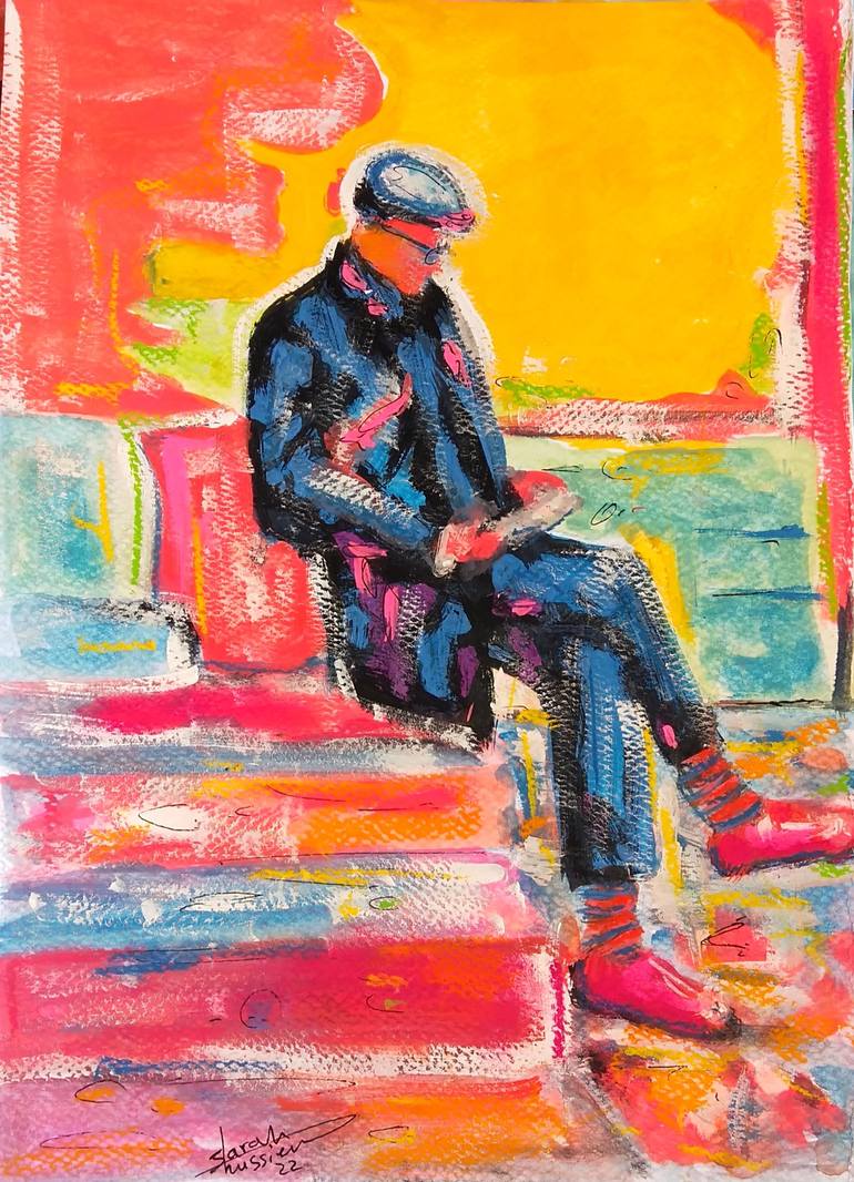 Print of Fine Art People Paintings by Sarah Hussein Alwassief 