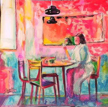 Original Expressionism People Paintings by Sarah Hussein