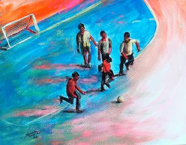 Original Fine Art People Paintings by Sarah Hussein Alwassief 