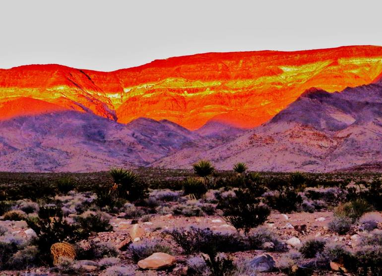 Colorful Sunset in the Nevada Desert - Great Basin School of Photography