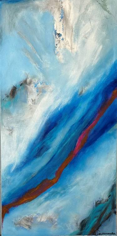 Original Abstract Expressionism Abstract Paintings by Annette Courtemanche