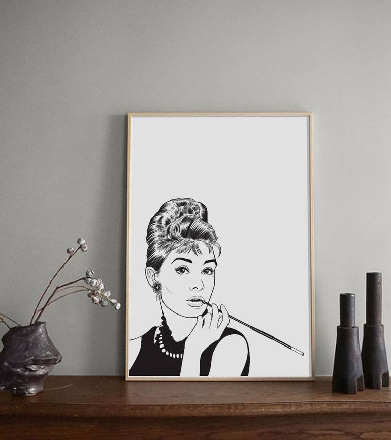 Original Illustration Pop Culture/Celebrity Drawing by Jason Chatfield