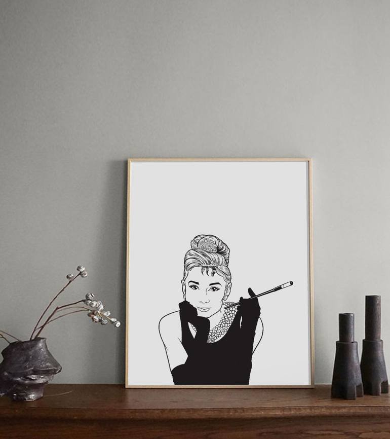 Original Illustration Pop Culture/Celebrity Drawing by Jason Chatfield