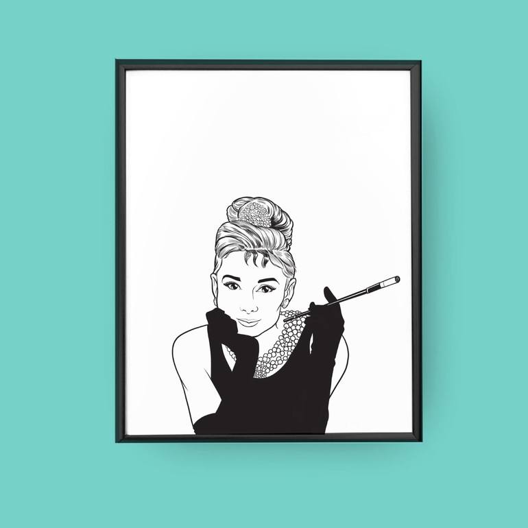 Original Illustration Pop Culture/Celebrity Drawing by Jason Chatfield
