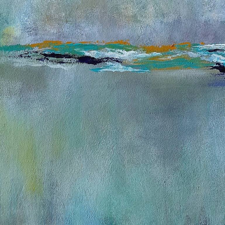 Original Abstract Seascape Painting by Roser JB