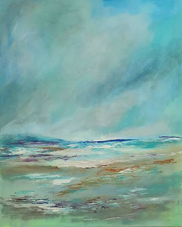 Print of Abstract Seascape Paintings by Roser JB