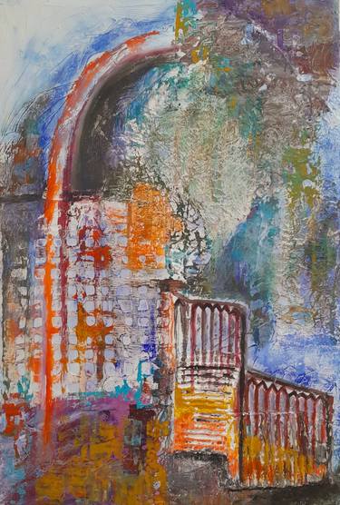 Print of Abstract Architecture Paintings by Roser JB