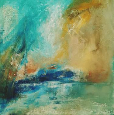 Original Abstract Landscape Paintings by Roser JB