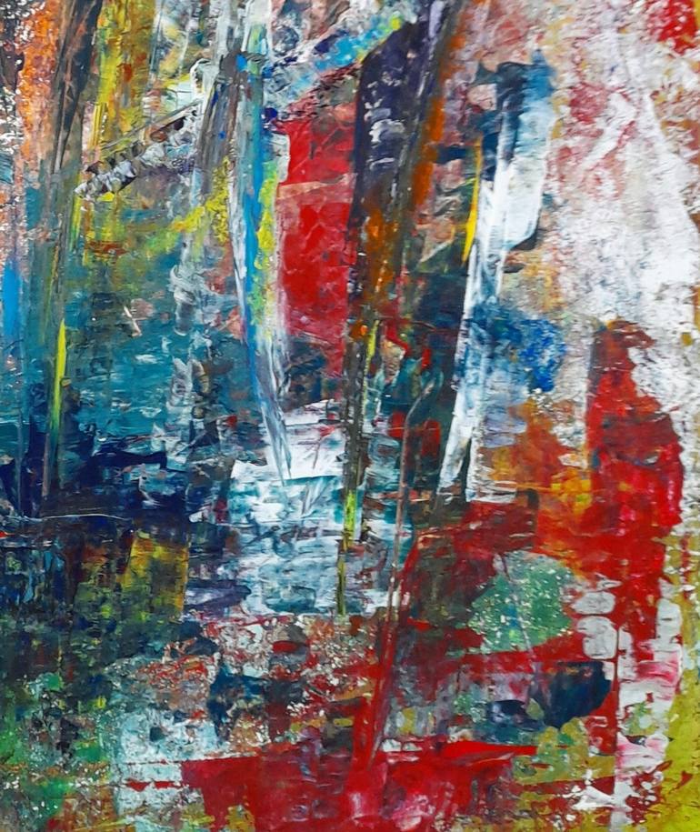 Original Abstract Expressionism Abstract Painting by Roser Jb