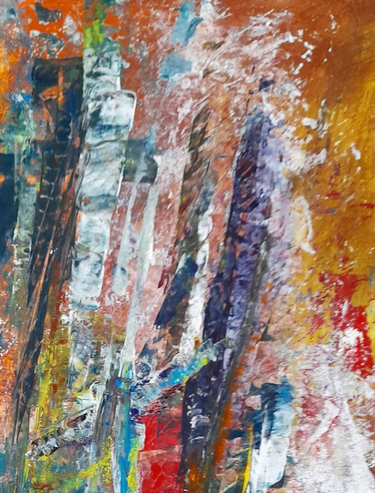 Original Abstract Expressionism Abstract Painting by Roser Jb